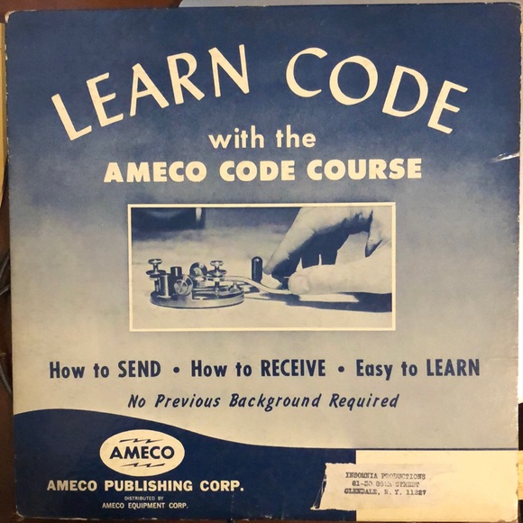 Learn Code With The Ameco Code Course Vinyl Lp - Picture 1 of 9